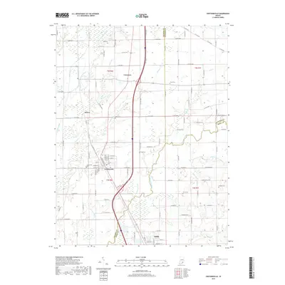 2019 Map of Crothersville, 2019 Print