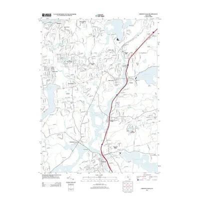 2013 Map of Croton Falls, 2013 Print