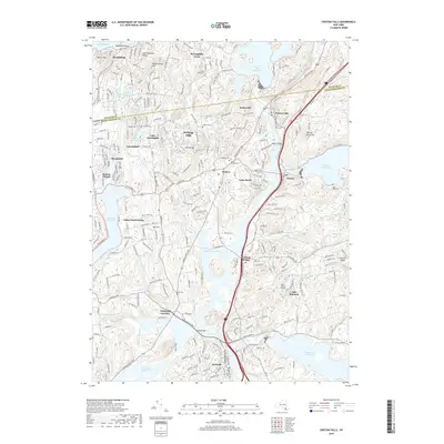 2019 Map of Croton Falls, 2019 Print