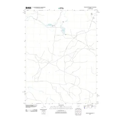 2011 Map of Crouse Reservoir, 2011 Print