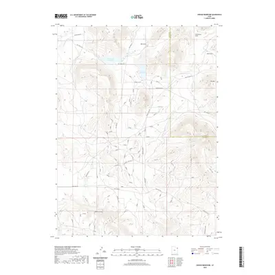 2020 Map of Crouse Reservoir, 2020 Print