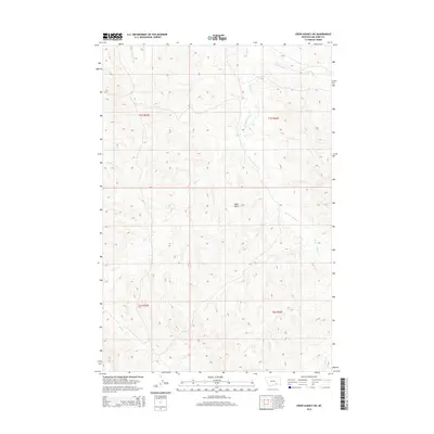 2014 Map of Crow Agency NE, 2014 Print