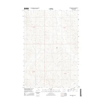 2017 Map of Crow Agency NE, 2017 Print