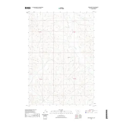 2020 Map of Crow Agency NE, 2020 Print