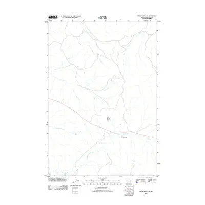 2011 Map of Crow Agency SE, 2011 Print
