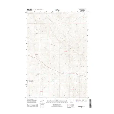 2014 Map of Crow Agency SE, 2014 Print