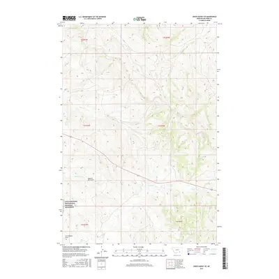 2017 Map of Crow Agency SE, 2017 Print