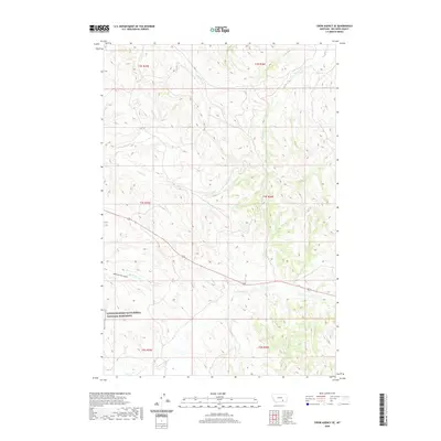 2020 Map of Crow Agency SE, 2020 Print