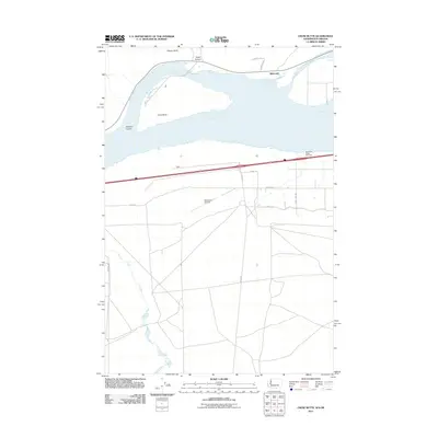 2011 Map of Crow Butte, 2011 Print