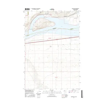 2017 Map of Crow Butte, 2017 Print
