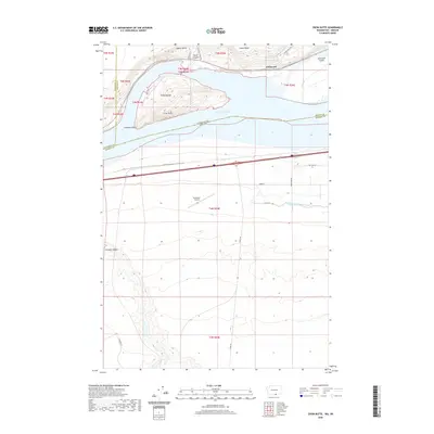 2020 Map of Crow Butte, 2020 Print