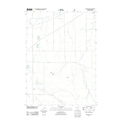 2011 Map of Crow Butte, 2011 Print