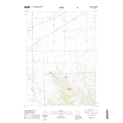 2021 Map of Crow Butte, 2021 Print