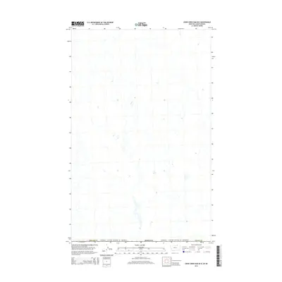 2014 Map of Crow Creek Dam OE N, 2014 Print