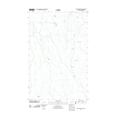 2011 Map of Crow Creek Dam, 2011 Print