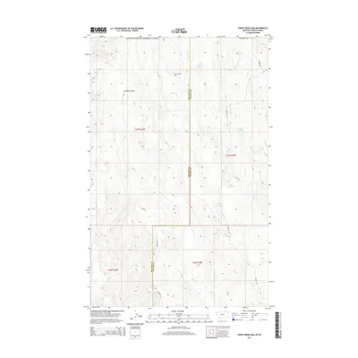 2014 Map of Crow Creek Dam, 2014 Print