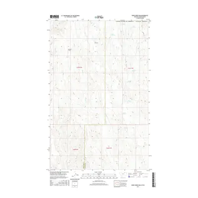 2017 Map of Crow Creek Dam, 2017 Print