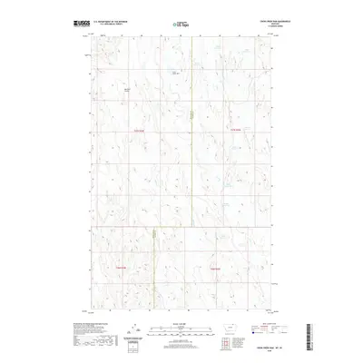 2020 Map of Crow Creek Dam, 2020 Print