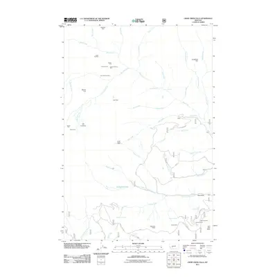 2011 Map of Crow Creek Falls, 2011 Print