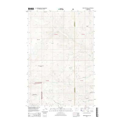 2014 Map of Crow Creek Falls, 2014 Print