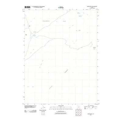 2011 Map of Crow Knoll, 2011 Print