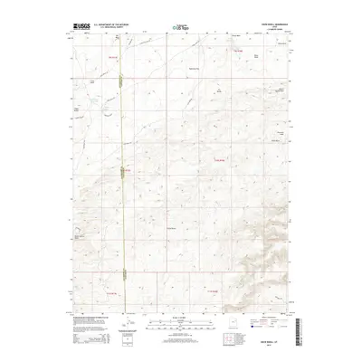2014 Map of Crow Knoll, 2014 Print