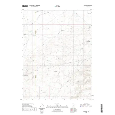 2020 Map of Crow Knoll, 2020 Print