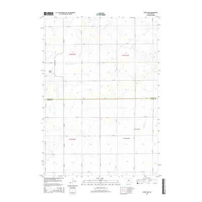 2015 Map of Crow Lake, 2015 Print
