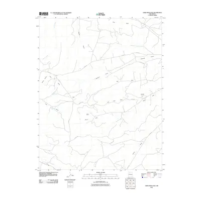 2010 Map of Crow Mesa East, 2010 Print