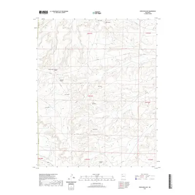 2020 Map of Crow Mesa East, 2020 Print