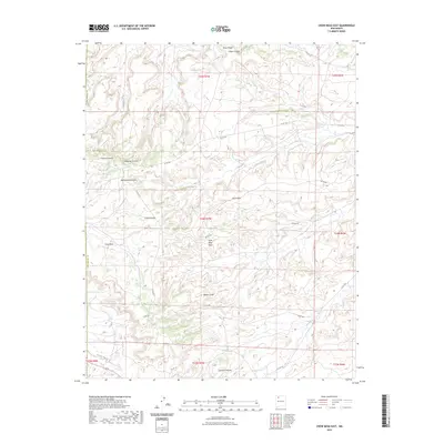 2023 Map of Crow Mesa East, 2023 Print