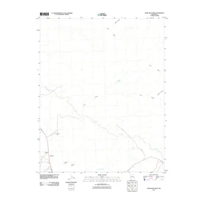 2010 Map of Crow Mesa West, 2010 Print