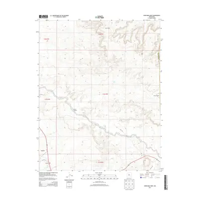 2013 Map of Crow Mesa West, 2013 Print