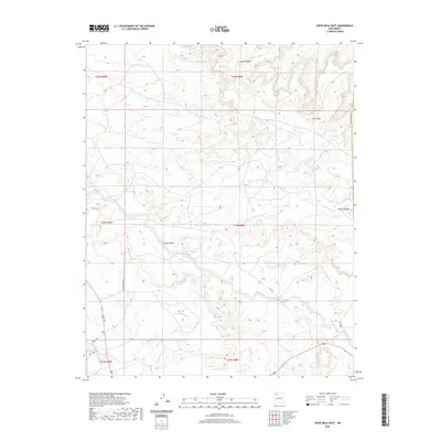 2020 Map of Crow Mesa West, 2020 Print