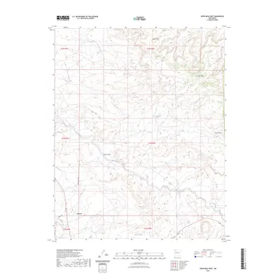 2023 Map of Crow Mesa West, 2023 Print