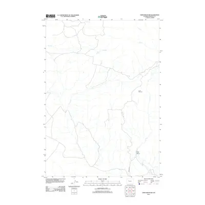 2012 Map of Crow Mountain, 2012 Print