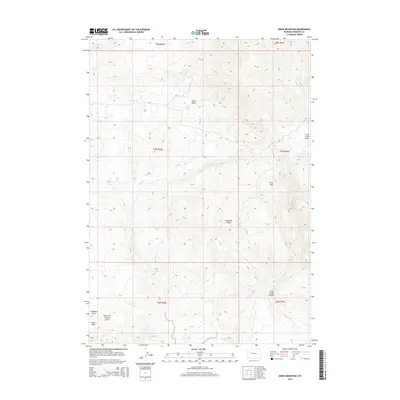 2015 Map of Crow Mountain, 2015 Print