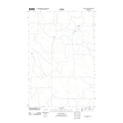 2011 Map of Crow Rock SE, 2011 Print