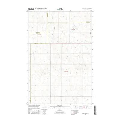2017 Map of Crow Rock SE, 2017 Print