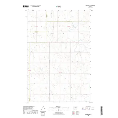 2020 Map of Crow Rock SE, 2020 Print