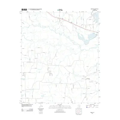 2012 Map of Crow, 2012 Print