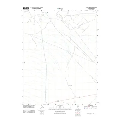 2012 Map of Crow Springs, 2012 Print