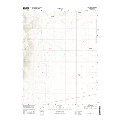 2014 Map of Crow Springs, 2014 Print