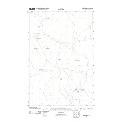2011 Map of Crow Springs, 2011 Print
