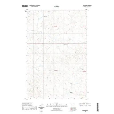 2020 Map of Crow Springs, 2020 Print