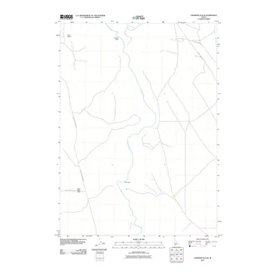 2010 Map of Crowbar Gulch, 2010 Print