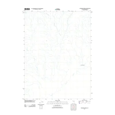 2011 Map of Crowbar Spring, 2011 Print