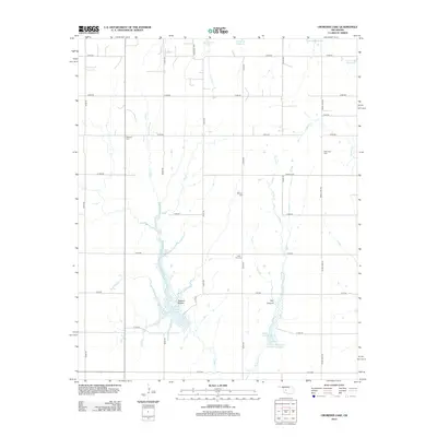 2012 Map of Crowder Lake, 2012 Print