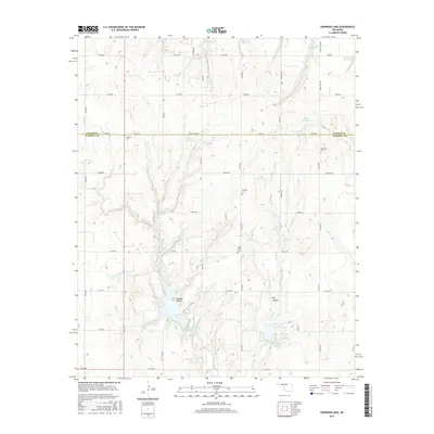 2016 Map of Crowder Lake, 2016 Print