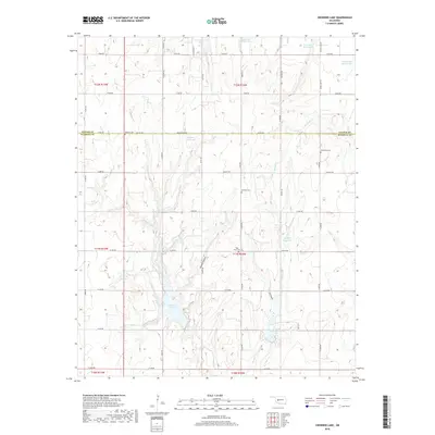 2018 Map of Crowder Lake, 2018 Print